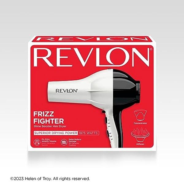 REVLON One-Step Hair Dryer and Styler, All-in-One Detangling and Straightener Brush for Salon-Quality Smooth, Straight Hair, More Shine and Less Frizz, Black