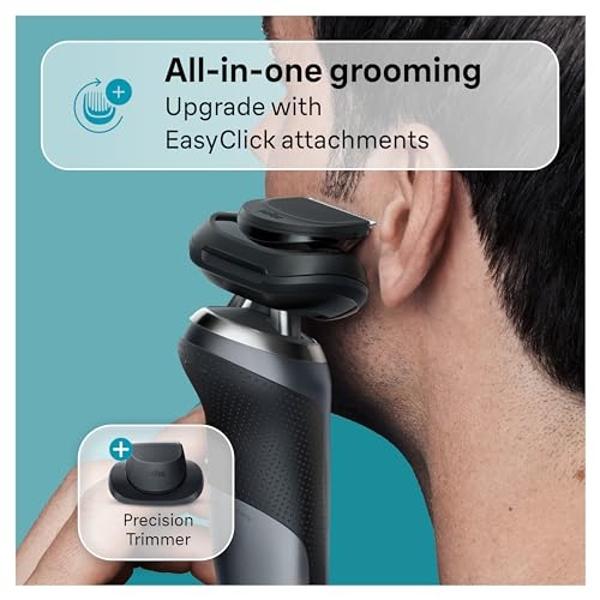 Panasonic Electric Razor for Women, Cordless 3-Blade Shaver with Pop-Up Trimmer, Wet Dry Operation - ES-AWL6AG (Mint)
