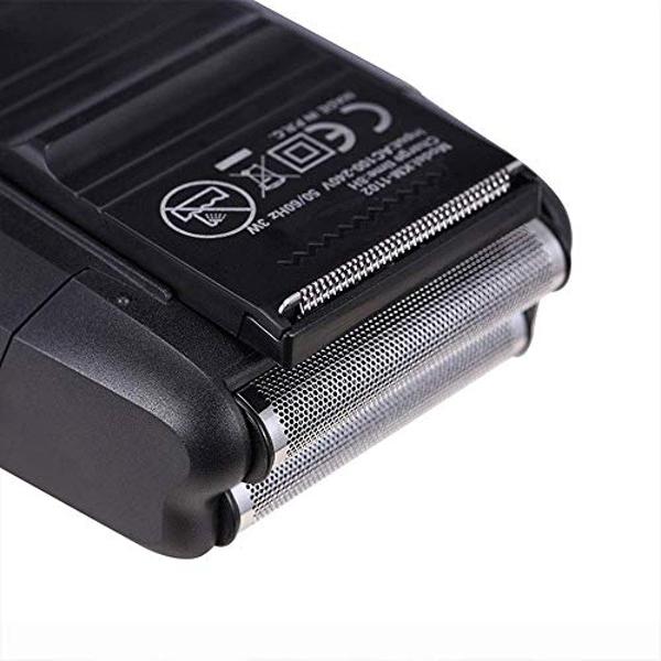 kemei Men's Reciprocating Cordless Razor Razor Electric Rechargeable Razor Precision Beard Sideburn Trimmer Razors Twin Blade Multifunction Grooming Razor