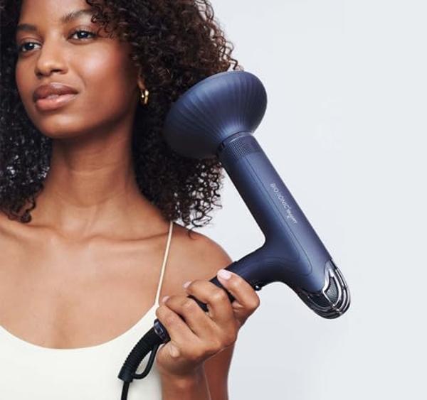 Bio Ionic SMART-X Hair Dryer with Diffuser, High-Efficiency Blow Dryer with 3 Heat & 3 Speed Settings, Gently Dries, Defines & Reduces Frizz, Self-Cleaning Function, Alpine White