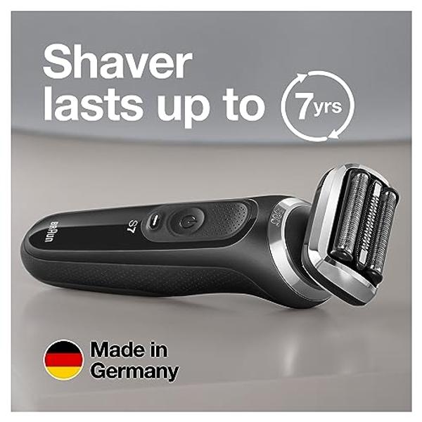 Braun Series 6 6075cc Electric Shaver with SmartCare Center and Precision Trimmer, Wet & Dry, Rechargeable, Cordless Foil Shaver, Black