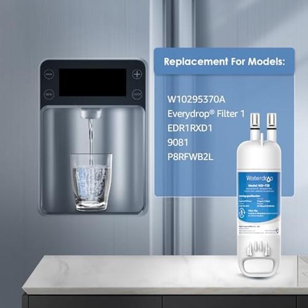 Waterspecialist DA29-00020B Samsung Water Filter for Refrigerators, Replacement for Samsung Water Filter DA29-00020B, HAF-CIN, RS25J500DSR, RF28HMEDBSR, HAF-CIN/EXP, RF4287HARS, RF