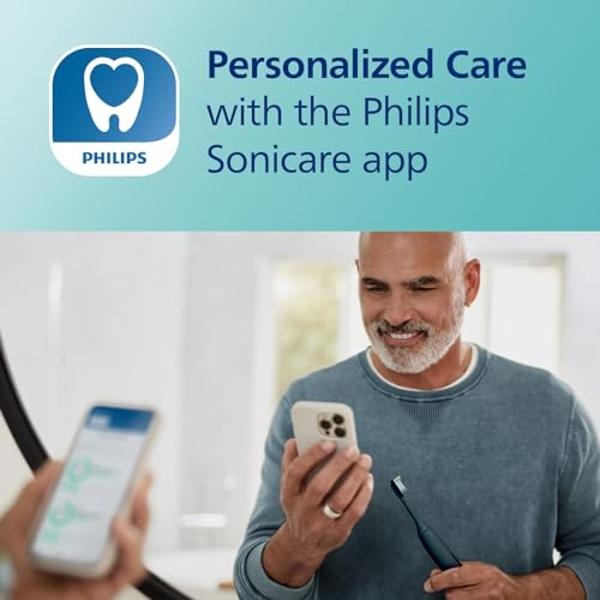 Philips Sonicare DiamondClean Smart 9500 Electric Toothbrush, Sonic Toothbrush with App, Pressure Sensor, Brush Head Detection, 5 Brushing Modes and 3 Intensity Levels, Black, Mode