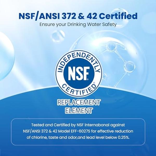 Waterspecialist DA29-00020B Samsung Water Filter for Refrigerators, Replacement for Samsung Water Filter DA29-00020B, HAF-CIN, RS25J500DSR, RF28HMEDBSR, HAF-CIN/EXP, RF4287HARS, RF