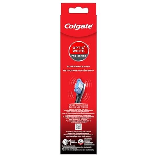 Colgate 360 Optic White Pro-Series Battery Black Toothbrush