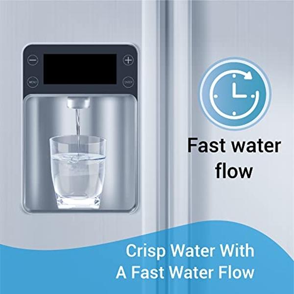 Filterlogic ADQ73613401 Refrigerator Water Filter, Replacement for LG® LT800P®, LT800PC, ADQ736134, ADQ73613402, LSXS26326S, LSXS26366S, LMXS30776S, LSXS26366D, LMXC23746S, 46-9490