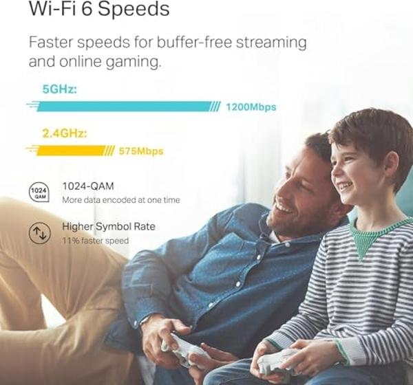 TP-Link Deco WiFi 6 Mesh System(Deco X20) - Covers up to 5800 Sq.Ft. , Replaces Wireless Routers and Extenders(3-Pack, 6 Ethernet Ports in total, supports Wired Ethernet Backhaul)