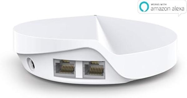 TP-Link Deco Mesh WiFi Router (Deco M5) – Dual Band Gigabit Wireless Router, Quad-core CPU, MU-MIMO, HomeCare, Parental Control, Up to 2,000 sq. ft. Coverage, Works with Alexa, 1-p