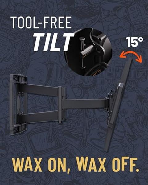 ECHOGEAR MaxMotion TV Wall Mount for Large TVs 42" to 90" - Full Motion Has Smooth Swivel, Tilt, & Extension - Universal Design Works with Samsung, Vizio & More - Includes Hardware