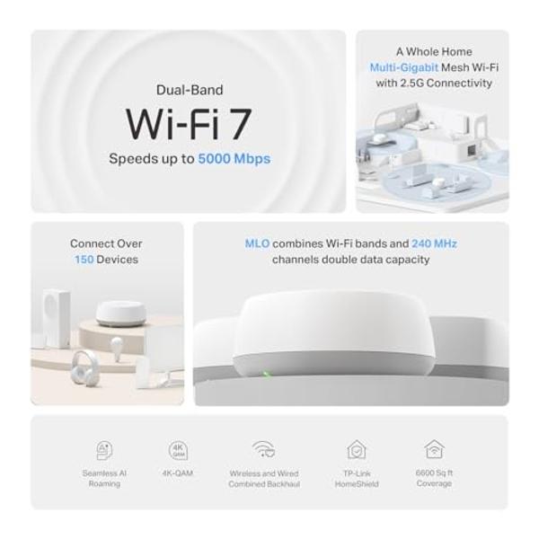 TP-Link Deco AX3000 WiFi 6 Mesh System(Deco X55) - Covers up to 6500 Sq.Ft. , Replaces Wireless Router and Extender, 3 Gigabit ports per unit, supports Ethernet Backhaul (3-pack)