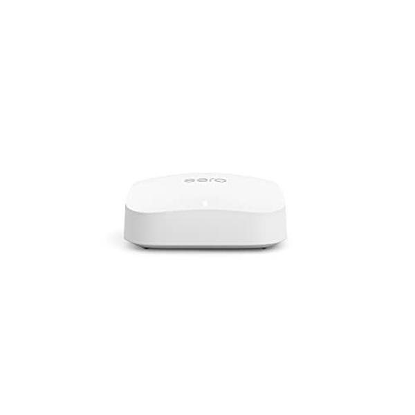 Like-New Amazon eero Pro 6E mesh wifi router (newest model) - Supports internet plans up to 2.5 Gbps, Coverage up to 2,000 sq. ft., Connect 100+ devices, 1-pack