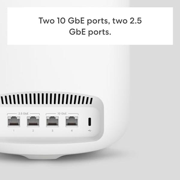 Amazon eero Max 7 mesh wifi router (newest model) - Supports internet plans up to 10 Gbps, Coverage up to 2,500 sq. ft., Connect 250+ devices, 1-pack