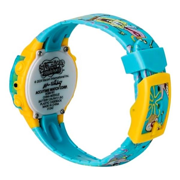 Disney Pixar Toy Story 4 Buzz Lightyear Kids Flashing LCD Watch with Colorful Light-Up Dial, Durable Case, Space-Themed Strap – Perfect for Ages 4+ Boys and Girls – Fits Wrists 5.5