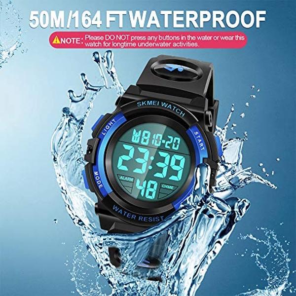 Monster Truck 3D Digital Light Up Watch for Boys, Kids, Children, Kids - Waterproof - School Watch