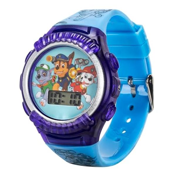 Accutime Nickelodeon Kids' PAW4039 Paw Patrol Digital Display Quartz Blue Watch