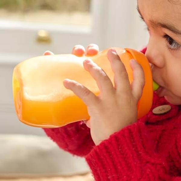 Dr. Brown's Milestones Cheers 360 Training Cup for Toddlers & Babies, Leak-Free Sippy Cup, Blue/Aqua, 10oz/300mL, 9m+, 2 Pack (Colors May Vary)