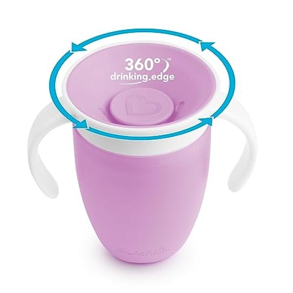 Dr. Brown's Milestones Cheers 360 Training Cup for Toddlers & Babies, Leak-Free Sippy Cup, Blue/Aqua, 10oz/300mL, 9m+, 2 Pack (Colors May Vary)