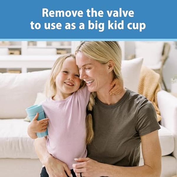 Dr. Brown's Milestones Cheers 360 Training Cup for Toddlers & Babies, Leak-Free Sippy Cup, Blue/Aqua, 10oz/300mL, 9m+, 2 Pack (Colors May Vary)