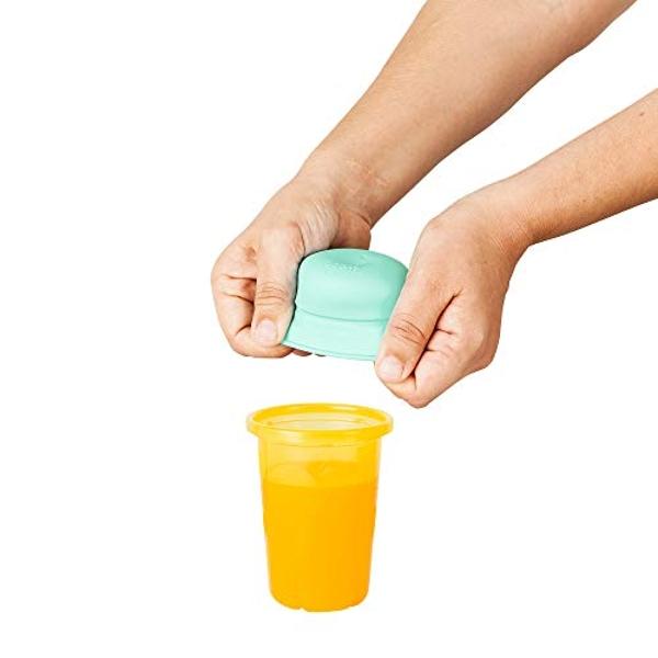 Boon Snug Silicone Sippy Cup Lids and Straws - Includes 3 Lids and 3 Straws - Convert Any Kids Cups or Toddler Cups into Straw Sippy Cups - Toddler Feeding Supplies and Travel Esse