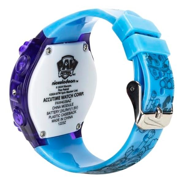 Accutime Nickelodeon Kids' PAW4039 Paw Patrol Digital Display Quartz Blue Watch