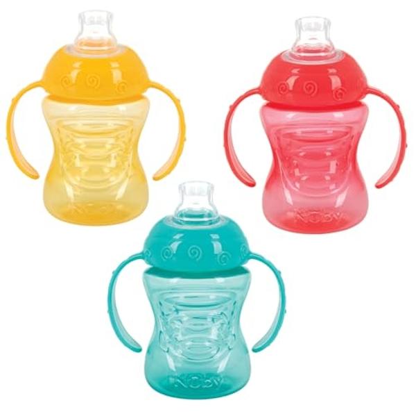 The First Years Bluey Take & Toss Toddler Straw Cups - Spill Proof Toddler Sippy Cups with Snap On Lids and Straws - Bluey Gifts and Bluey Party Supplies - 10 Oz - 10 Count