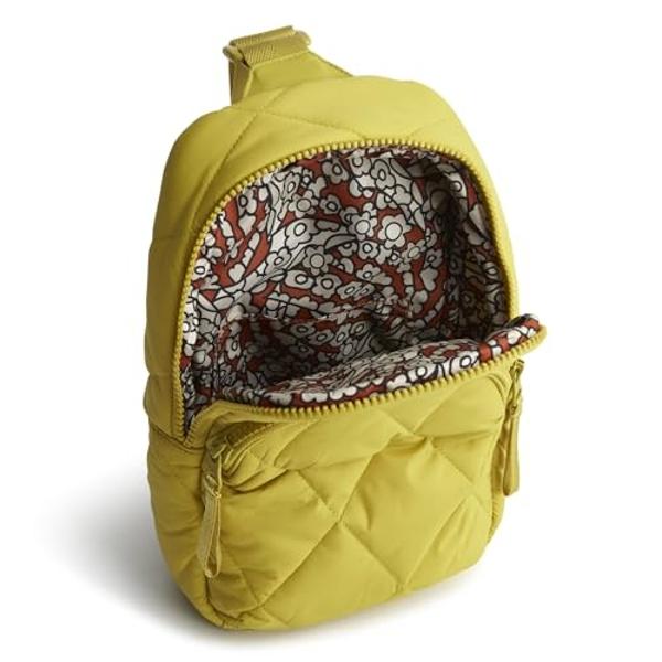 Vera Bradley Featherweight Lorman Sling Backpack, Golden Olive