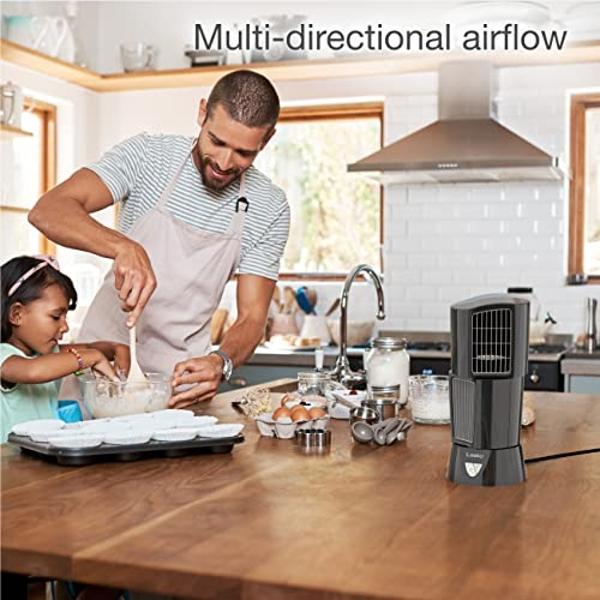 Amazon Basics 4-In-1 Portable AC (Air Conditioner), with Cool/Heat/Dry (Dehumidifier)/Fan-Only Functions, Auto Mode, Sleep Mode, Timer, Cools 550 Sqf, 13,000 BTU (ASHARE)/10000 BTU