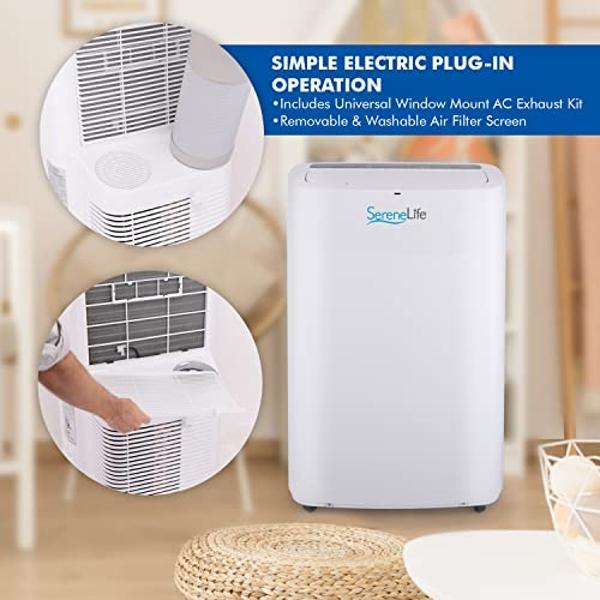 Dreo Portable Air Conditioners, 12000 BTU AC Unit for Bedroom with Drainage-free Cooling, 3-in-1 with Fan & Dehumidifier, Touch/APP/Voice/Remote, 24h Timer, Smart Floor AC for Room