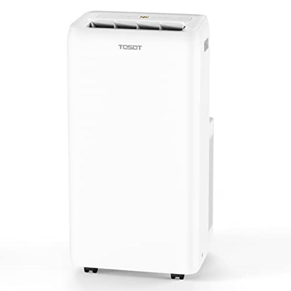 TOSOT Portable Air Conditioner 12,000 BTU Aolis Series-AC Unit with Swing Function, Remote Control, 3-in-1, Fan, and Dehumidifier for Large, Living Rooms Up to 450 sq ft, White