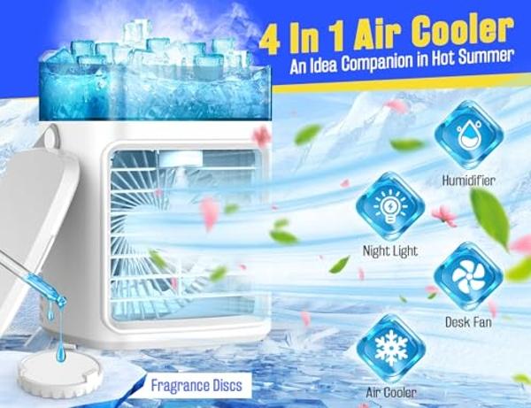 Dreo Portable Air Conditioners, 14000 BTU AC Unit for Bedroom with Drainage-free Cooling, 3-in-1 with Fan & Dehumidifier, Touch/APP/Voice/Remote, 24h Timer, Smart Floor AC for Room