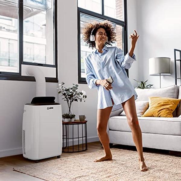 LG 10,000 BTU Smart Portable Air Conditioner, 115V, Cools 450 Sq.Ft. (18' x 25' Room Size), Portable Air Conditioner for Home with Voice Control, Works with LG ThinQ, Amazon Alexa,