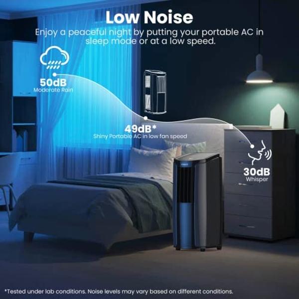 TOSOT 10,200BTU (6,200 BTU SACC) Portable Air Conditioner, Smart Wifi Control, AC Unit with Dehumidifier, Fan, Window Kit for Easy Installation, Cool Rooms Up to 400 Square Feet, S