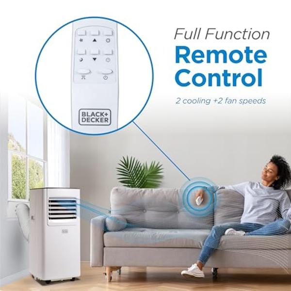 TOSOT 10,200BTU (6,200 BTU SACC) Portable Air Conditioner, Smart Wifi Control, AC Unit with Dehumidifier, Fan, Window Kit for Easy Installation, Cool Rooms Up to 400 Square Feet, S