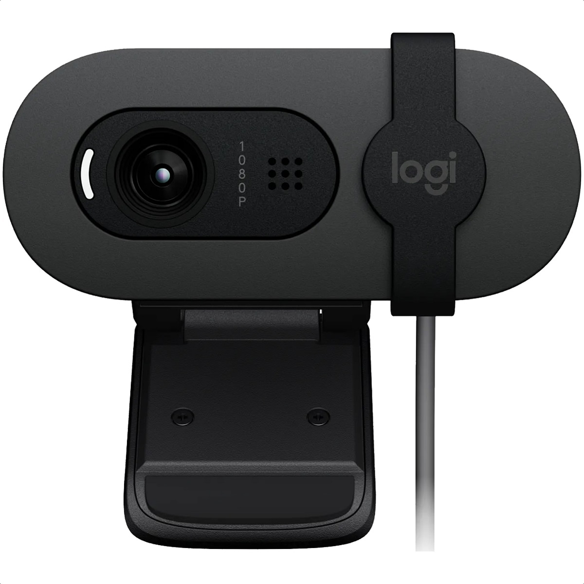 Camara Web Logitech BRIO 100 USB Full HD 1080P 2MP Microfono Grafito 960-001586