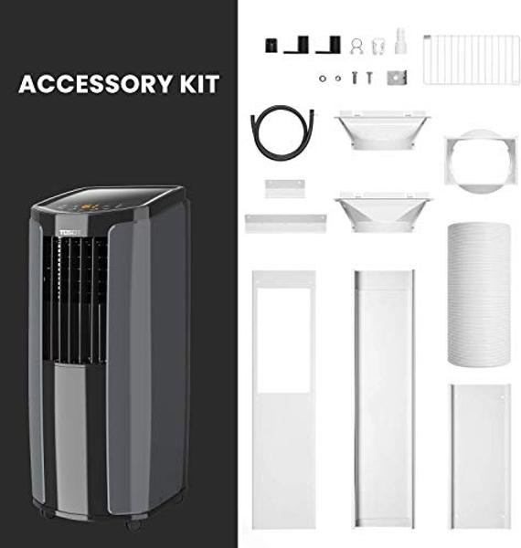 TOSOT 10,200BTU (6,200 BTU SACC) Portable Air Conditioner, Smart Wifi Control, AC Unit with Dehumidifier, Fan, Window Kit for Easy Installation, Cool Rooms Up to 400 Square Feet, S