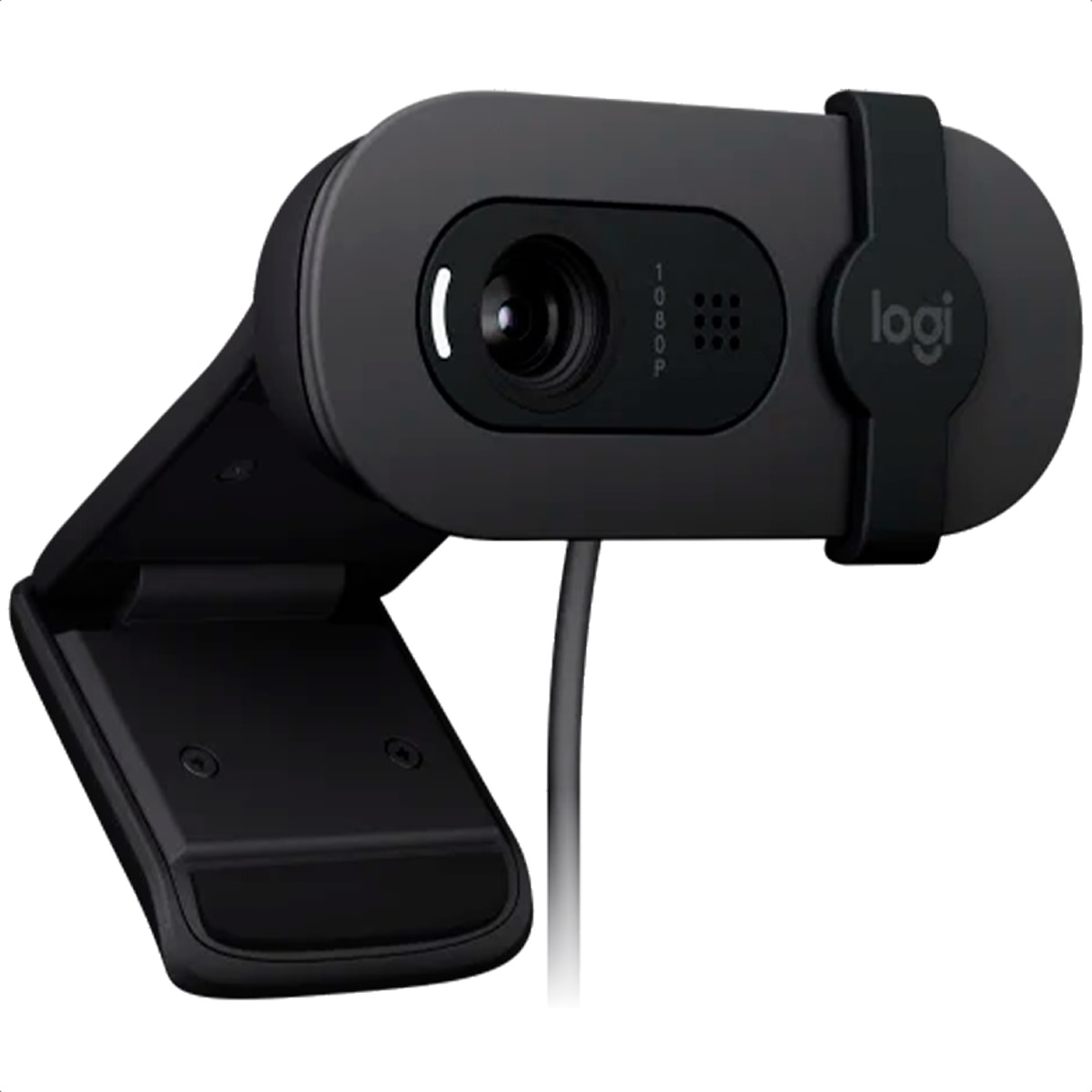Camara Web Logitech BRIO 100 USB Full HD 1080P 2MP Microfono Grafito 960-001586