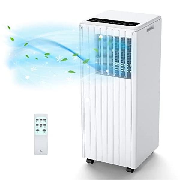 12000 BTU Portable Air Conditioners, Portable AC Unit for Room Cools up to 550 sq.ft, 3-in-1 Free Standing Cooling AC Unit with Fan & Dehumidifier, Sleep Mode,24H Timer, Automatic 