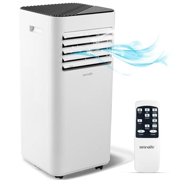 Takywep 14,000BTU Portable Air Conditioner, Portable AC Unit with Remote Control, Energy-Efficient Cooling for 750 Sq.ft Spaces, 3-In-1 Cool, Fan, Dehumidify Modes, Sleep Mode, Por