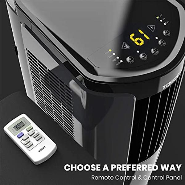 TOSOT 10,200BTU (6,200 BTU SACC) Portable Air Conditioner, Smart Wifi Control, AC Unit with Dehumidifier, Fan, Window Kit for Easy Installation, Cool Rooms Up to 400 Square Feet, S