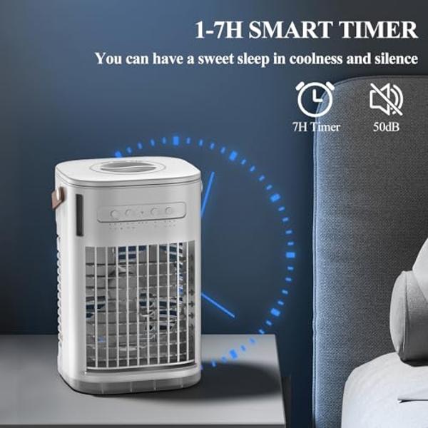 VEVOR Evaporative Air Cooler, 4129 CFM with 12.7 Gallon Water Tank Swamp Cooler, Portable Cooling Fan with Remote Control, 12H Timer, 4 Ice Boxes, Quiet Operation, 3 Wind Speeds fo