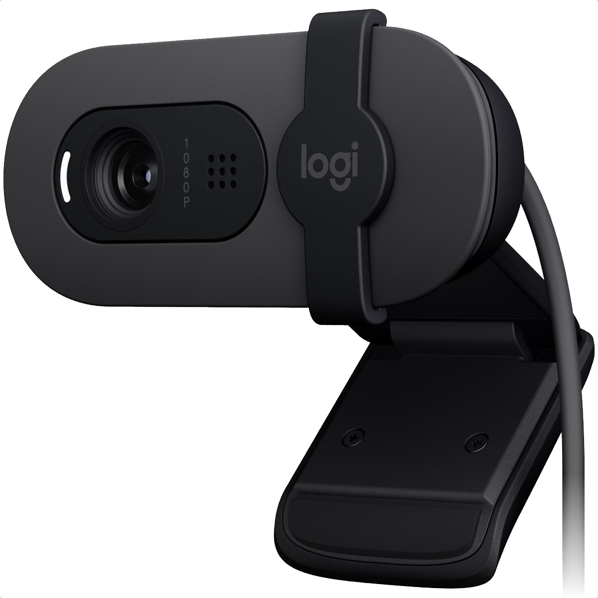 Camara Web Logitech BRIO 100 USB Full HD 1080P 2MP Microfono Grafito 960-001586