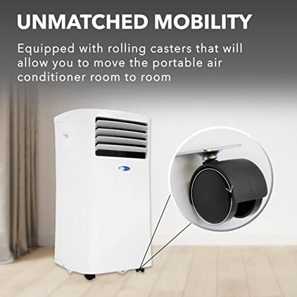 Portable Evaporative Air Cooler Fan, Humidifier Aqua-Cooling Mist Technology, 3 Speed Personal Mini Air Conditioner, Rechargeable Unit with Night Light, Ice Fan for Office, Car, Be