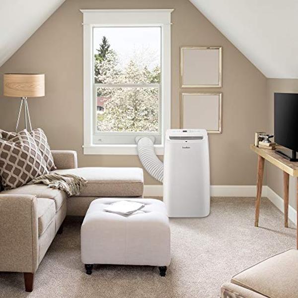 10,000BTU Air Conditioner Portable for Room up to 450 Sq. Ft. with 3 Speed Fan, Dehumidifier Mode, 24H Timer Function, Portable AC Unit with Remote Control