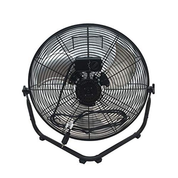 iLIVING 20 Inch 5800 CFM High Velocity Heavy Duty Metal Floor Wall Fan, For Office, Commercial, Workstation, Greenhouse, Garage, Shop Attic Use, Black, UL Listed