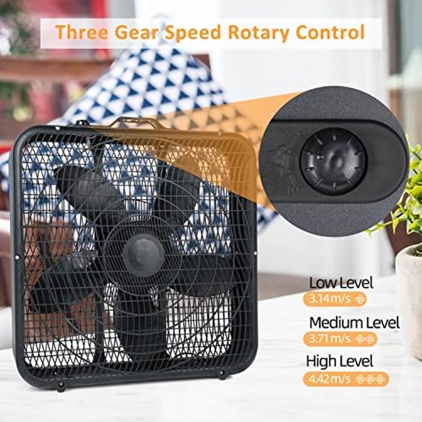 Xcity 20 Inch Industrial Floor Fan, 3-speed High Velocity Heavy-Duty Standing Fan, 180°Adjustable Tilt, Metal Construction and Aluminum Blades for Warehouse, Workshop, Factory, Gar