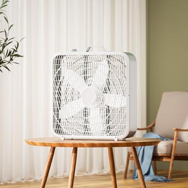 Tornado 20 Inch Industrial Powerful Metal Floor Fan, 3-Speed High Velocity Cooling Floor Standing Fan for Industrial, Commercial, and Home Spaces, 120°Tilt, 6.0 FT Cord, Black