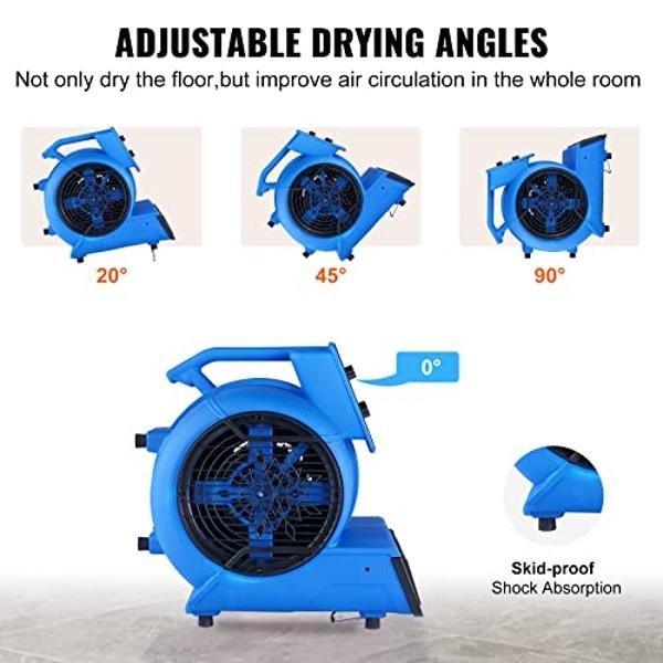 AC Infinity CLOUDLIFT S12, Industrial Wall Fan 12” with Wireless 10-Speed Controller, EC-Motor High-Velocity Shop Fan Floor Stand or Wall Mount, for Hydroponics, Greenhouses, Works