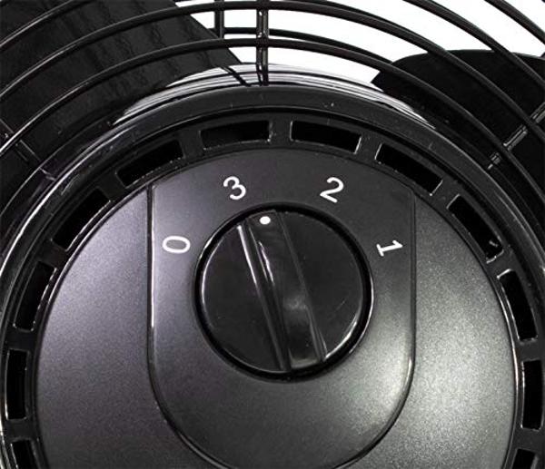 Air King 9212 12-Inch Industrial Grade High Velocity Pivoting Floor Fan , Black