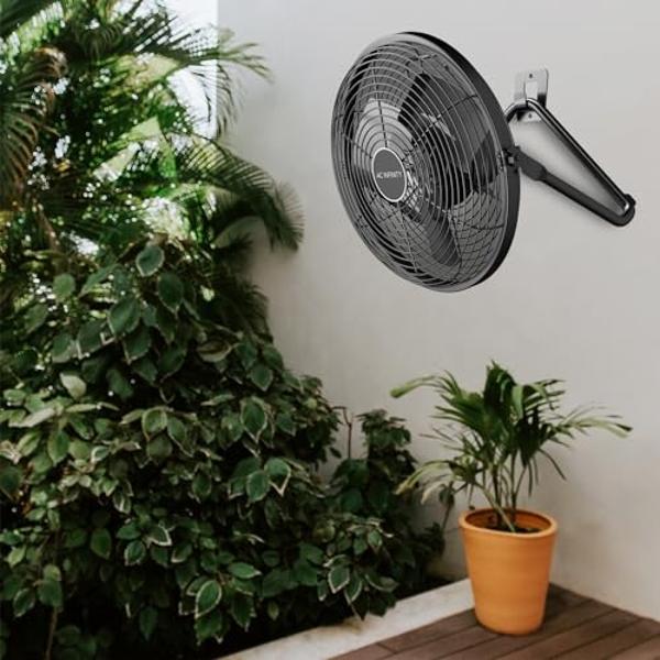 AC Infinity CLOUDLIFT S12, Industrial Wall Fan 12” with Wireless 10-Speed Controller, EC-Motor High-Velocity Shop Fan Floor Stand or Wall Mount, for Hydroponics, Greenhouses, Works