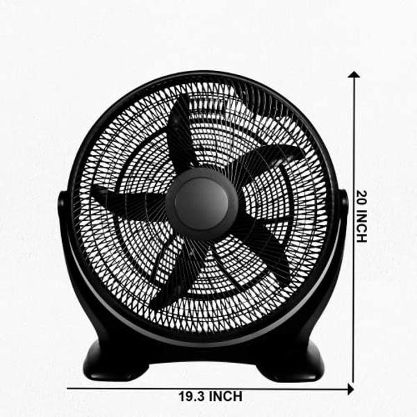 CYCPLUS Smart Indoor Cycling Fan, BLDC Motor Drive, 5 Speed Modes with Remote and APP Control, Low-Noise Bluetooth/ANT+ Cycling Fan for indoor Bike Trainers, Stationary/Spin Bikes,